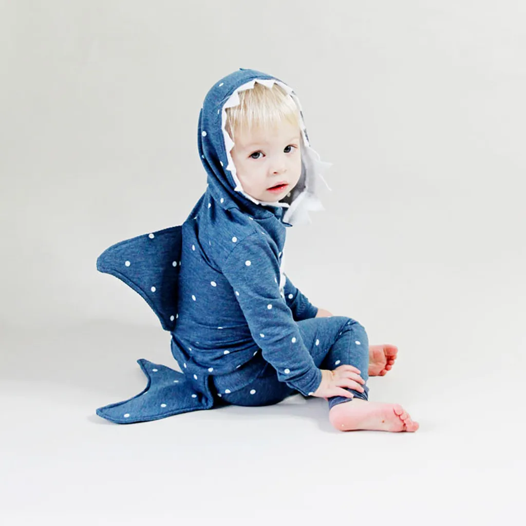 Infant Toddler Baby Boys Girls Cartoon Hooded Sweatshirt Coat Tops Outfits
