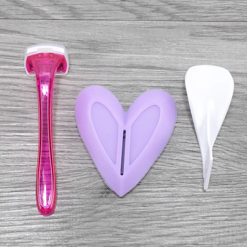 

3pcs/SET Epilator Secret Shaving Template Wax Razor for Bikini Privates Parts Pubic Hair