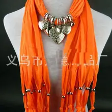 2013 Модный! женский Ювелирный шарф с бусинами, украшение, подвеска, шарфы, конфетный дизайн, шарф