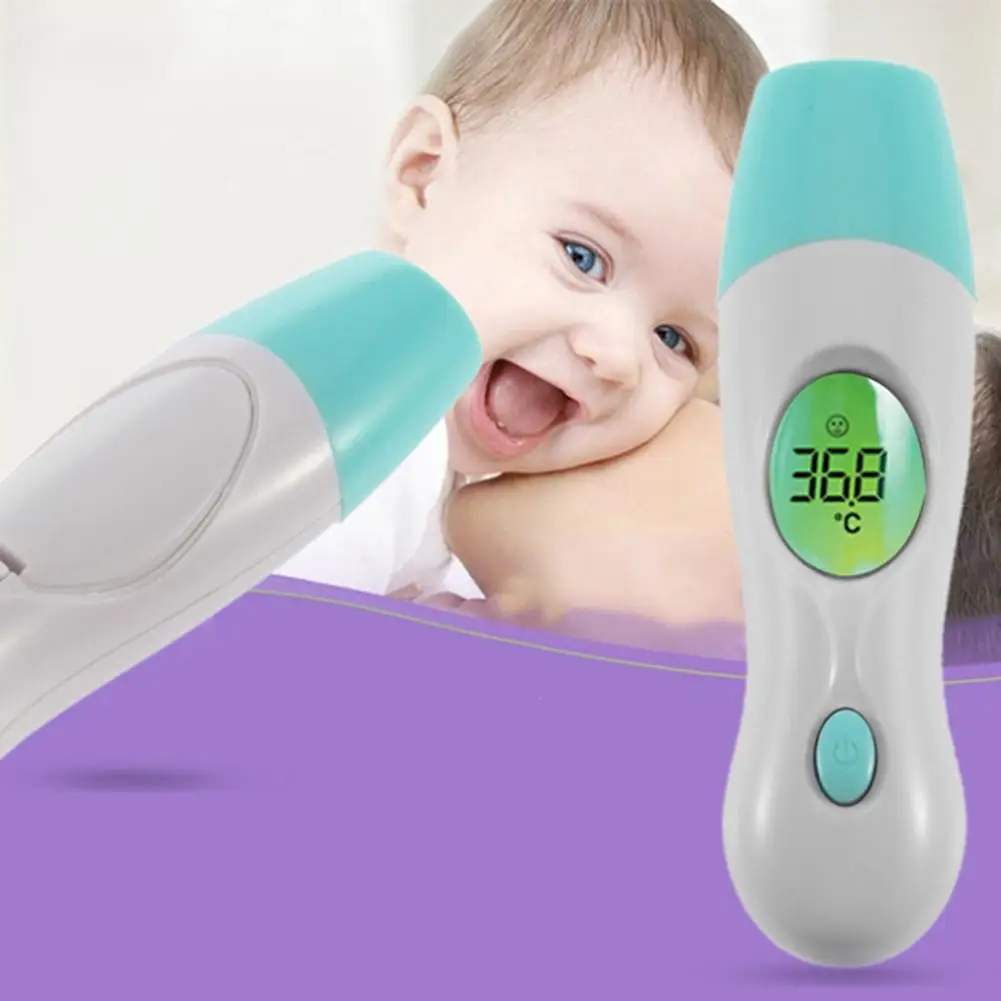 

8 In 1 LCD Screen Digital ABS Plastic Infrared Babies' Thermometer High Precision Baby Digitalthermometer Gun Without Battery