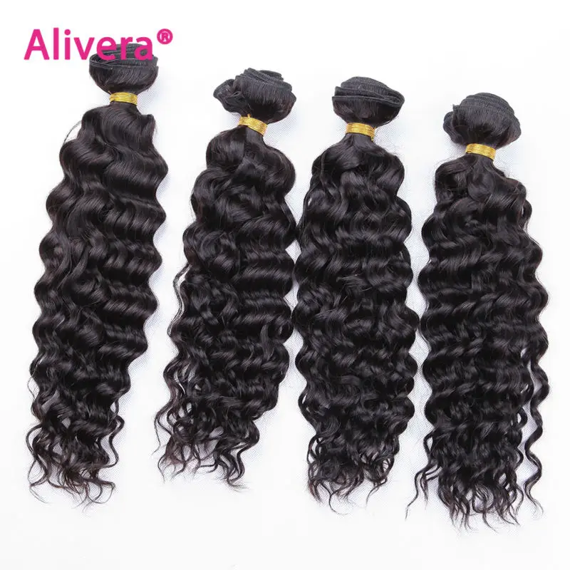 7a Mink Peruvian Virgin Hair 4 Bundles Beach Wave More Wavy Human