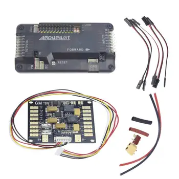 

F14586-B APM 2.8 APM2.8 RC Multicopter Flight Controller Board Compass & ESC Power Distribution Module BEC for FPV RC Drone +FS