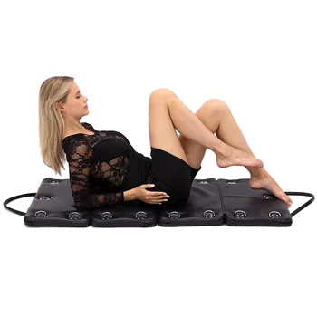 Leather bed mats mattress cushion equipment for body bondage handcuffs leg restraint Adult SM Sex Game Toy for women men couple