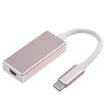 USB 3,1 type C штекер для Mini DisplayPort DP женский кабель шнур type-C для Mini DP адаптер для Macbook Air