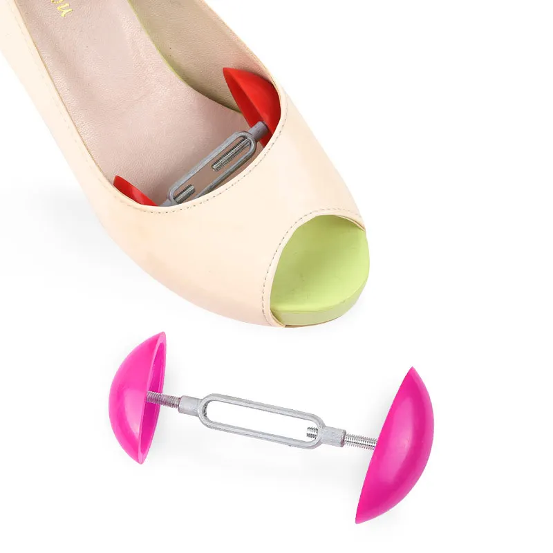 1Pair Women Men Plastic Shoes Trees Unisex Extender Adjustable Shoe Stretchers Shapers Shoes Accessories