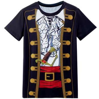 Police Pilot Pirate Tuxedo Prisoner 3D Funny T Shirt18