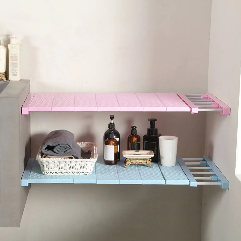 Adjustable Closet Organizer Storage Shelf Space Saving Wardrobe