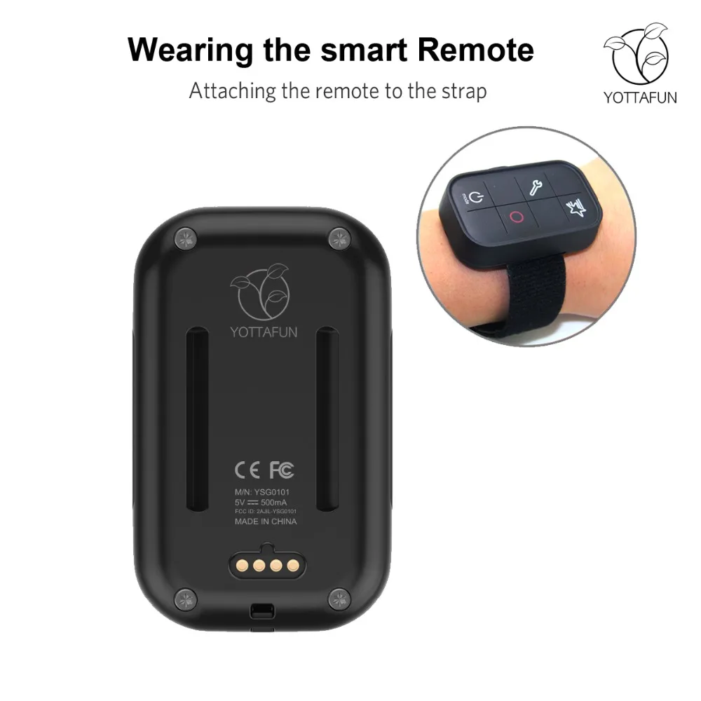 Yottafun Waterproof Smart Wifi Remote Control For Gopro Hero 5 Hero4 Black Silver Session 3 Remote Control Remote Control Controllersmart Remote Control Controller Aliexpress