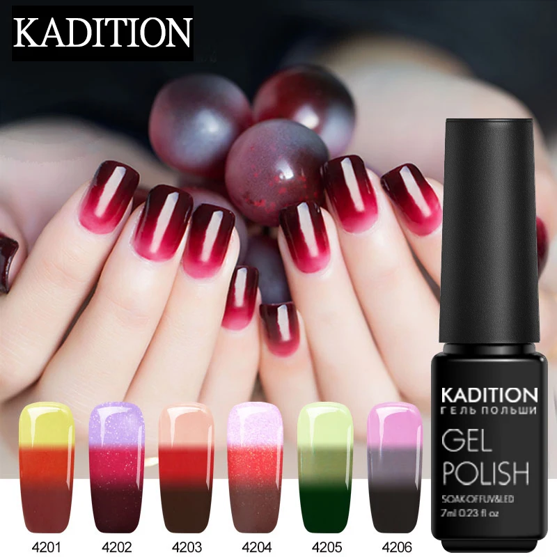 

KADITION Temperature Change Gel Nail Polish Long Lasting UV Thermo Gel Lacquer Manicure Design Professional Gel Polish Varnish