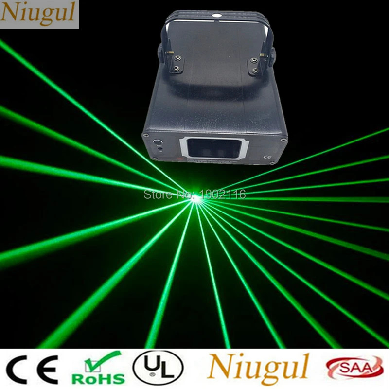 

Niugul 100mw Green Laser Stage Lighting/DMX512 Scanner Stage Light Laser Projector /DJ Disco Party Show Lights Linear Beam Laser