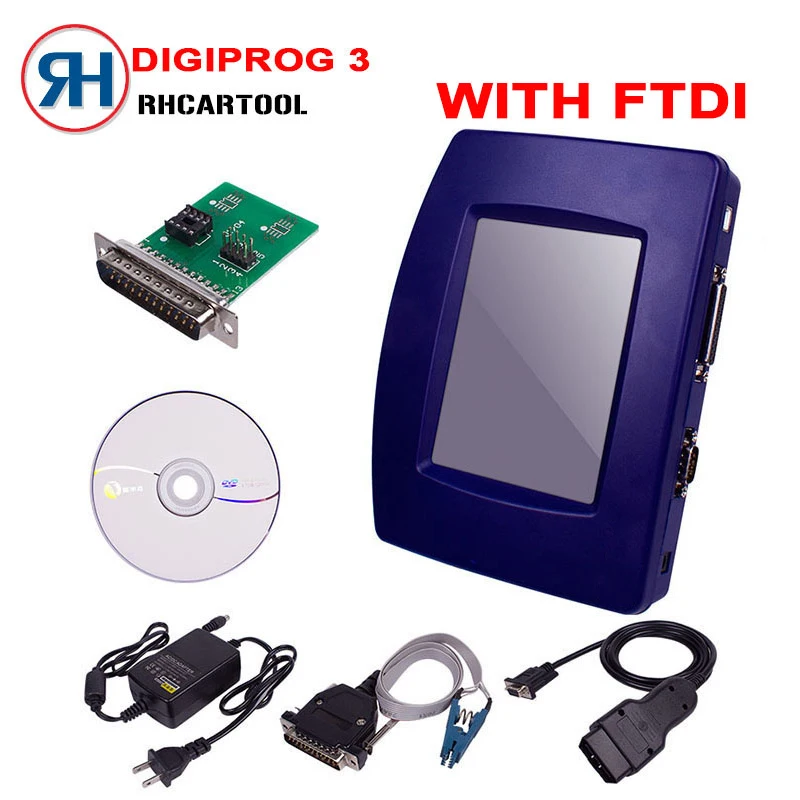 

Free Ship Main Unit of Digiprog III V4.94 Digiprog 3 with FTDI chip OBD2 ST01 ST04 cable odometer correction diagnostic-tool