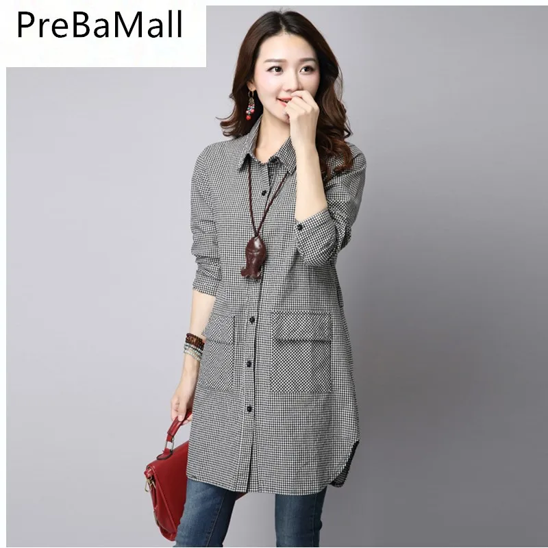 

Multi-function Maternity Dresses Elegant Plaid Dress Clothes For Pregnant Women Maternidade Coats Pregnancy Dress Clothing B0542