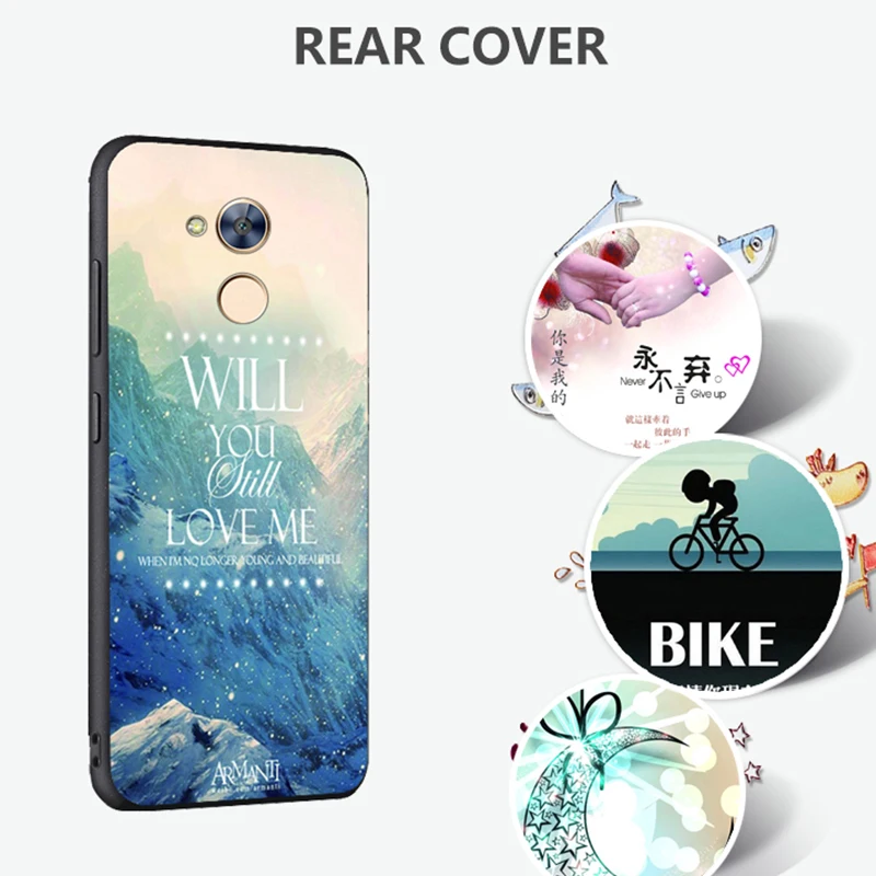 Huawei honor 6a Case Original Cover for Huawei honor 6a Bag Case Cover Skin Wolf Fish Skull honor 6a Fundas 100% BiNFUL 3