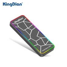 KingDian 120 ГБ 250 ГБ 500 Гб возможный SSD USB 3,0 внешний SSD 500 Гб внешний твердотельный накопитель освещение для ноутбука телефон