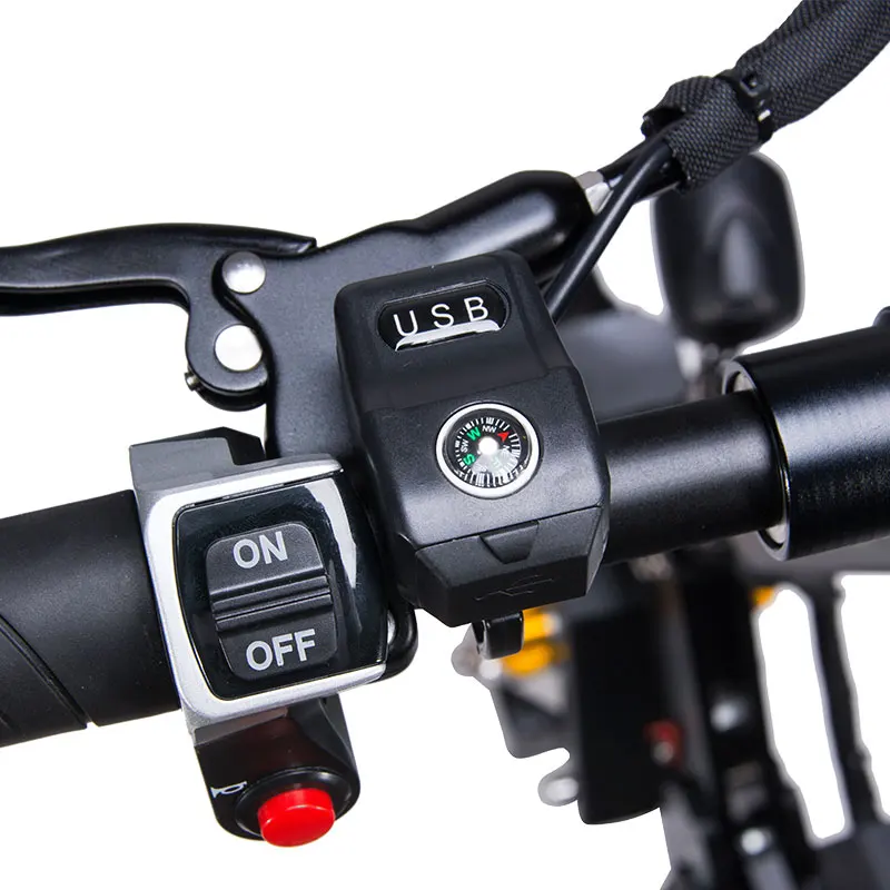 Discount JS 800W 46V Electric Scooter Max Speed 45km/h Motor strong powerful scooter camping skateboard adulte e-scooter foldable ebike 5