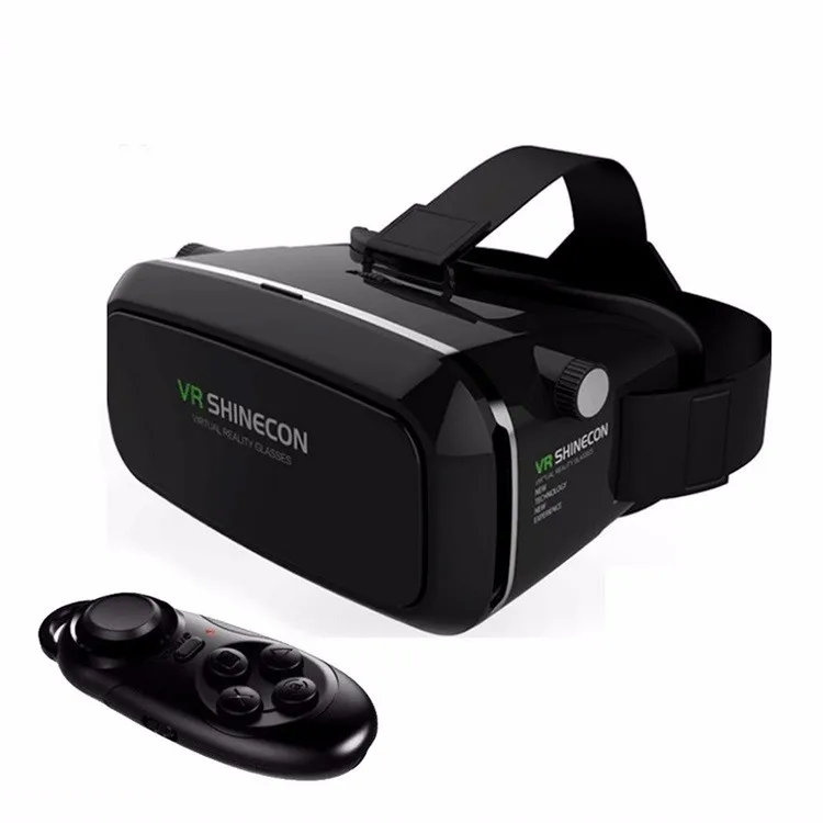 VR shinecon 1 Bluetooth Virtual Reality Glasses 3D Headset with controller for iphone xiaomi samsung 4.0-6.0 inch smartphones |