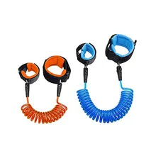 2 шт Анти-потерянный соединитель на запястье преддошкольного возраста безопасности запястья поводок анти-потерянный трос ходьба жгут для детей Открытый ходьба руки ремень полоса