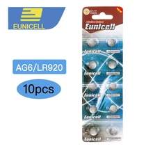 10 шт. AG6 371 SR920SW LR920 SR927 171 370 L921 LR69 SR920 1,55 V кнопочный элемент часы монета щелочной Батарея