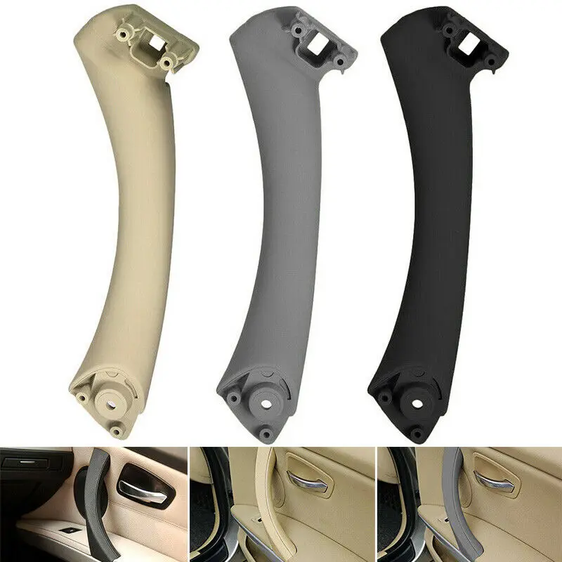 Interno de Porta de Carro Guarnição para Bmw Puxador Séries E90 E91 e9 316 318 320 Cinza Bege Preto Esquerdo Direito Rhd Lhd 3 4 Cheap Maçanetas internas