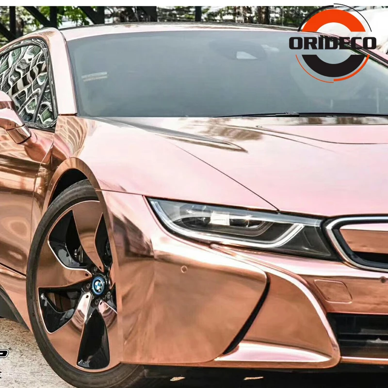 Rose gold Chrome Mirror Vinyl Wrap 16