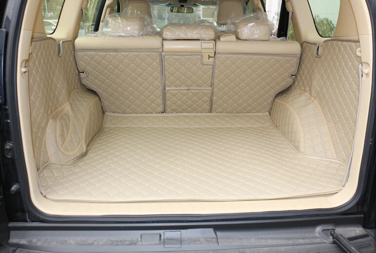 Best mats! Special trunk cargo mats for Toyota Land Cruiser Prado 150