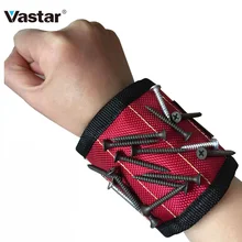 Vastar полиэфирный магнитный браслет, Портативная сумка для инструментов, электрик, ремень для запястья, шурупы, гвозди, сверла, держатель, инструменты для ремонта