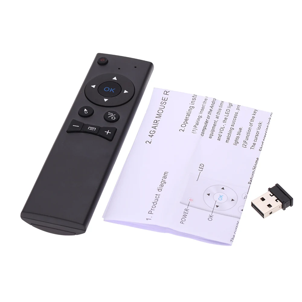 MX6 Portable 2.4G Wireless Remote Control Air Mouse Wireless Remote Controller with USB 2.0 Receiver for Android TV Box-in Remote Controls from Consumer ...