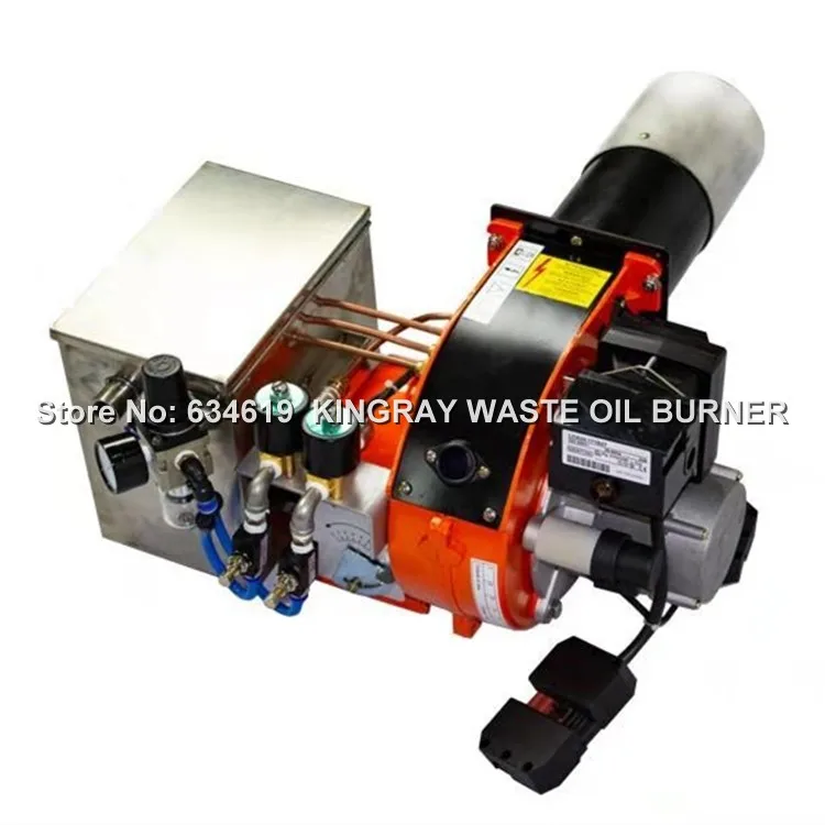 Two Stage 220kw Waste Oil Burner Used Diesel Burner Kerosene / Heavy