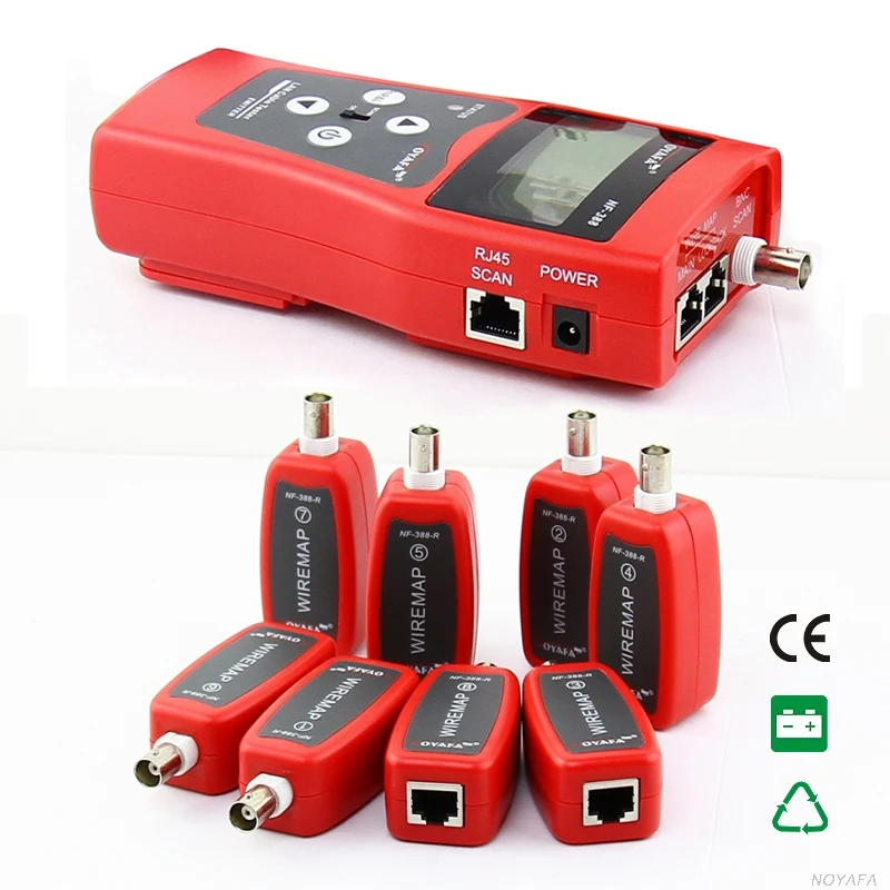 Оригинальный Noyafa NF 388 Ethernet сетевой кабель тестер телефон провода трекер NF388 для RJ45