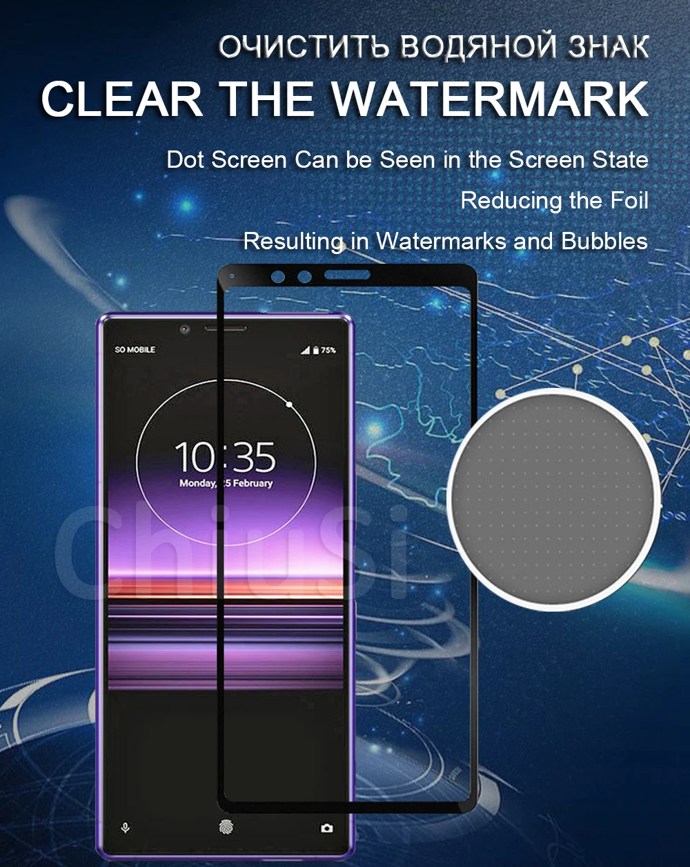25 шт./партия, полноэкранные Защитные пленки для sony Xperia 1/XZ4, устойчивая к царапинам Защитная пленка из закаленного стекла для sony Xperia 1
