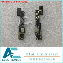 Для Нубия Z11 max NX523J зарядки Порты и разъёмы Разъем зарядка через usb док плата шлейф FPC NX535J аксессуар Связки
