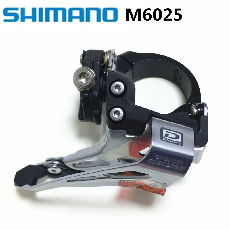 Shimano Deore FD-M6000 M6025 10-скоростной велосипедный передний переключатель 10 20 30s боковой-выдвижной-поворотный велосипедный переключатель