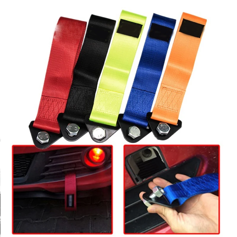 العالمي الطوارئ عالية القوة النايلون مقطورة سحب الحبال سيارة تعديل شخصية حزام الوفير