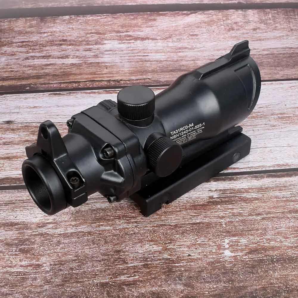 Охотничий Прицел ACOG 1X32 тактический Красный Зеленый точечный прицел с подсветкой
