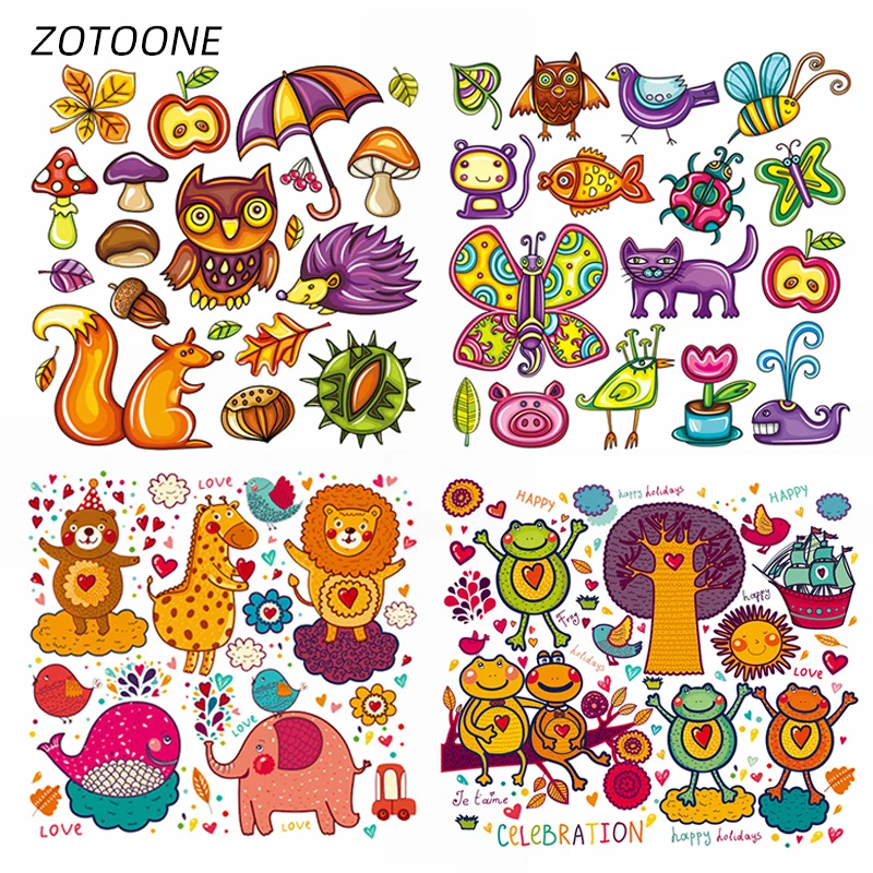

ZOTOONE Stripes Tops Iron on Transfer Patches on Clothing Diy Patch Heat Transfer for Clothes Decoration Stickers for Kid Gift G