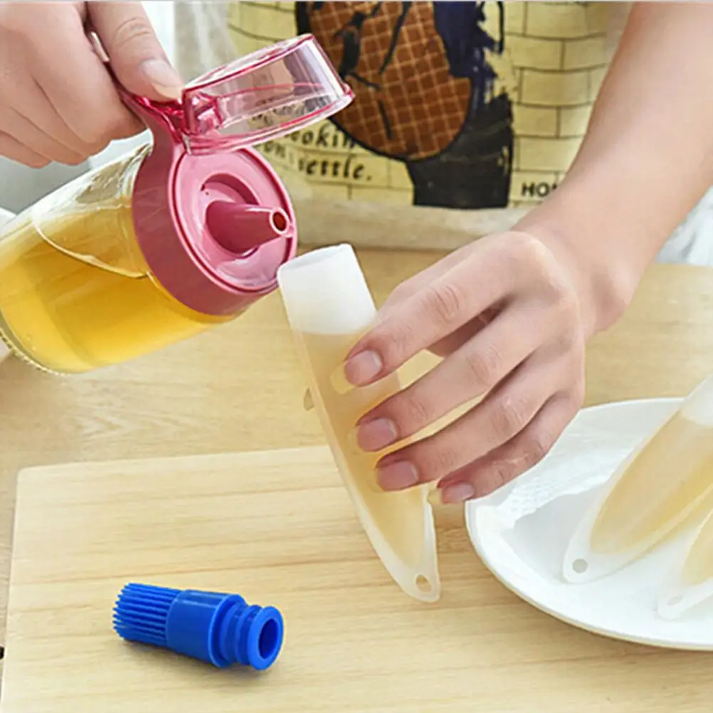 Силиконовые DIY кисти для выпечки жидкое масло ручка торт кисточка для масла, хлеба, выпечки инструмент для выпечки барбекю посуда безопасная кисточка для смазывания