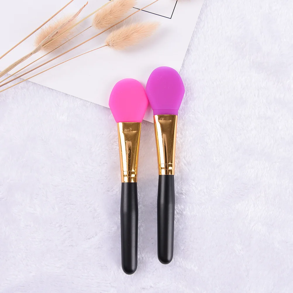 Face Mask Mud Brushes Body Lotion Butter Applicator Brushes Silicone Facial Hairless Concealer