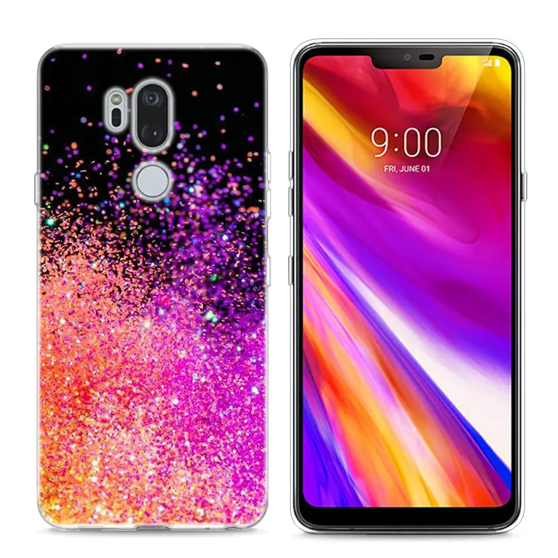 Мягкий прозрачный силиконовый чехол для LG K50 K40 Q8 Q7 Q6 V50 V40 V35 V30 V20 G8 G7 G6 G5 ThinQ Мини Q чехол со стилусом стиль 0193A - Цвет: Style 11