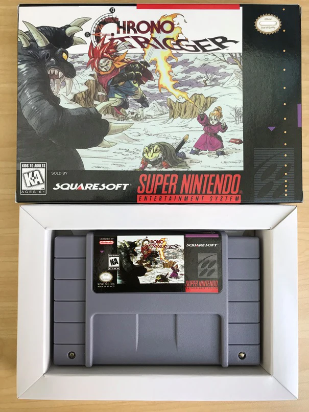 Chrono Trigger 16bit  game cartidge US Version