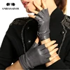 High-grade leather gloves women locomotive street dance simple fashion fingerless gloves sheepskin leather gloves short - L135 ► Photo 2/6