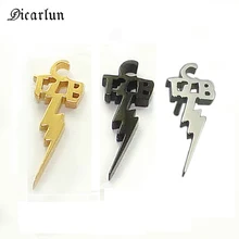 DICARLUN черные буквы Элвиса серьги гвоздики из нержавеющей стали мемориальные украшения Элвиса Пресли серьги подарок для женщин мужчин вентилятор