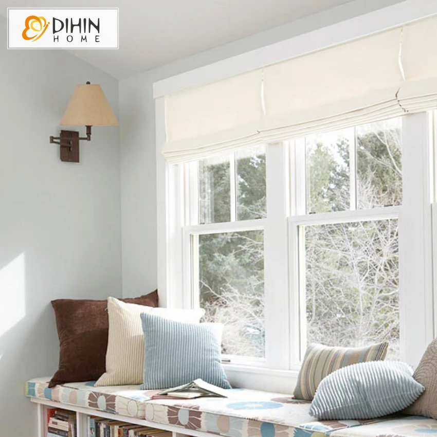 

Free Shipping New Arrival Modern Pure Color High Quality Modern Roman Blinds Customized Size Roller Blind