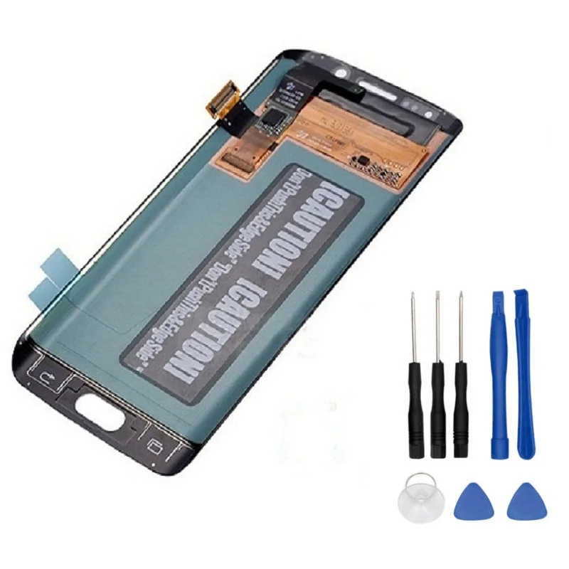 100 Super AMOLED LCD For Samsung GALAXY S6 Edge G925 G925F G925 Display Touch Screen Digitizer