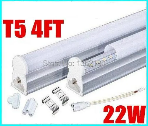 Ce rohs ul T5 1200 мм интегрированный 4FT светодиодный светильник SMD 2835 супер яркость 22 Вт