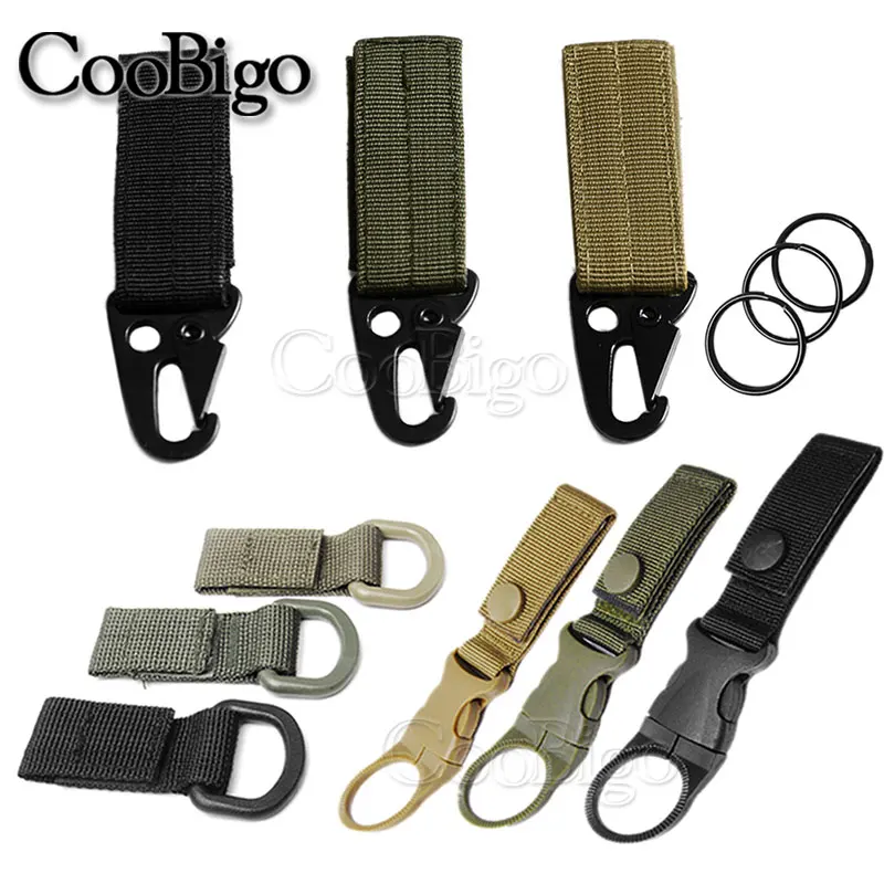 

Outdoor Camping Tactical Carabiner Backpack Hooks Olecranon Molle Hook Survival Gear EDC Military Hanging Waist Belt Buckle