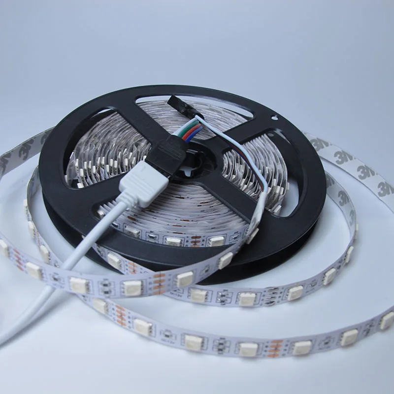 1 комплект DC12V RGB светодиодный полосы 5050 IP20 не из водонепроницаемого материала