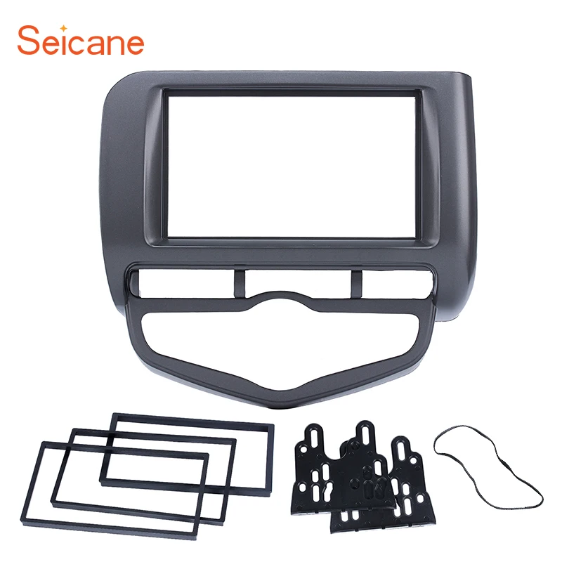 Seicane 2 Din панель автомобильного Радио DVD плеера адаптер рамка Fascia ДЛЯ Honda Jazz City Авто