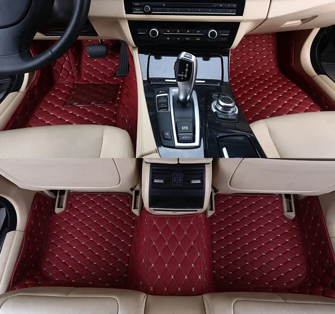 Индивидуальный полный набор автомобильных ковриков+ один коврик для багажника для Mercedes Benz V 250d 7 мест- водонепроницаемые ковры для V250d