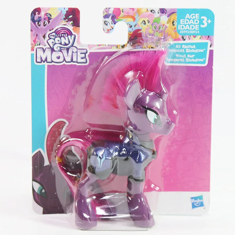 Игрушки My Little Pony, коллекционные экшен-фигурки из ПВХ, персонажи мультсериала «Дружба — это чудо» — пони Радуга Дэш, Пинки Пай, Лира Хартстрингс, Рарити - Цвет: new navy purple 05