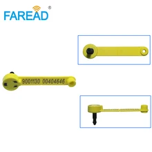 X10pcs Высококачественная новоприбывшая RFID ушные метки для животных 134,2 кГц для идентификации овец FDX-B
